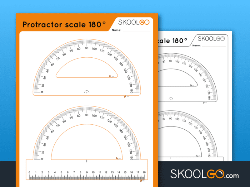 Protractor Scale 180° SKOOLGO