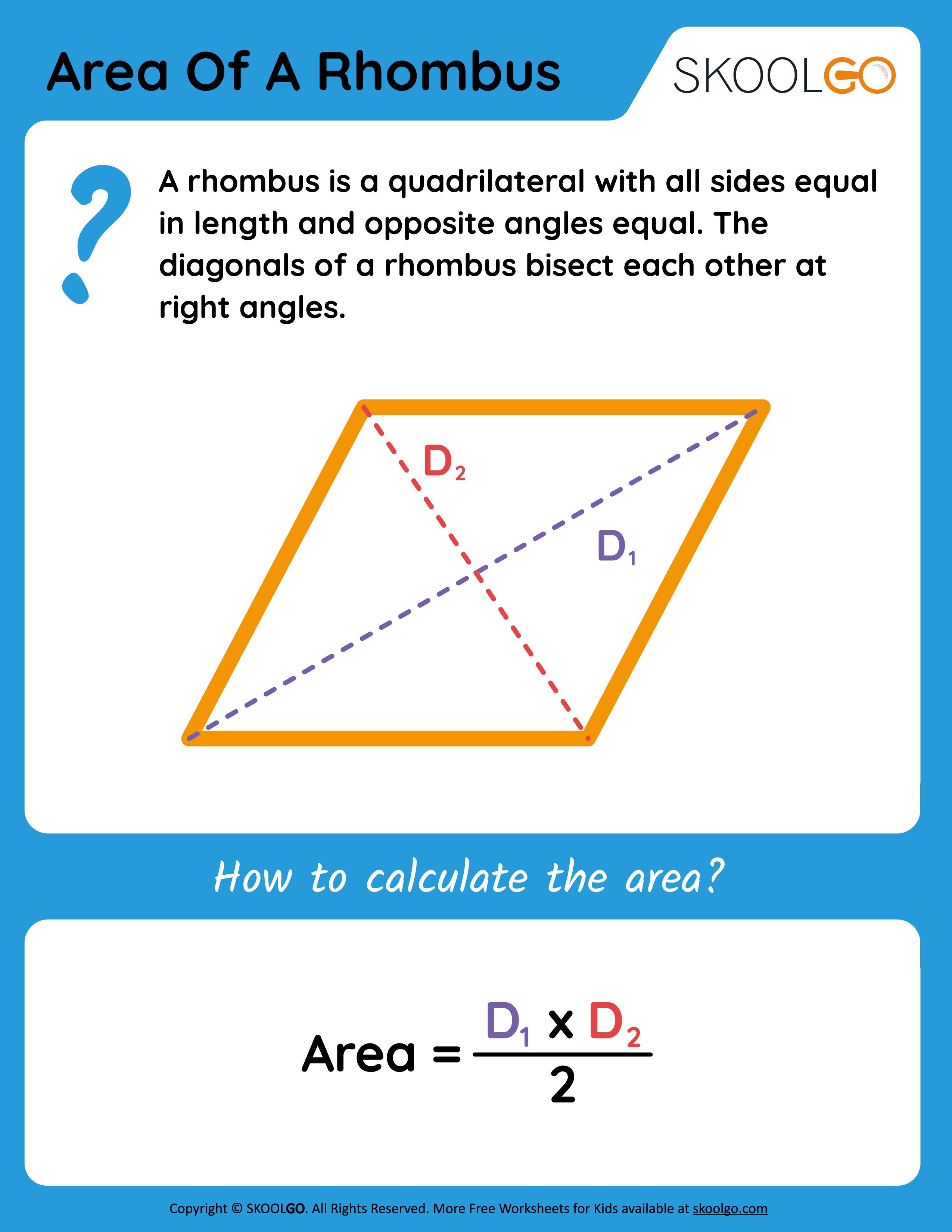 Rhombus Definition For Kids