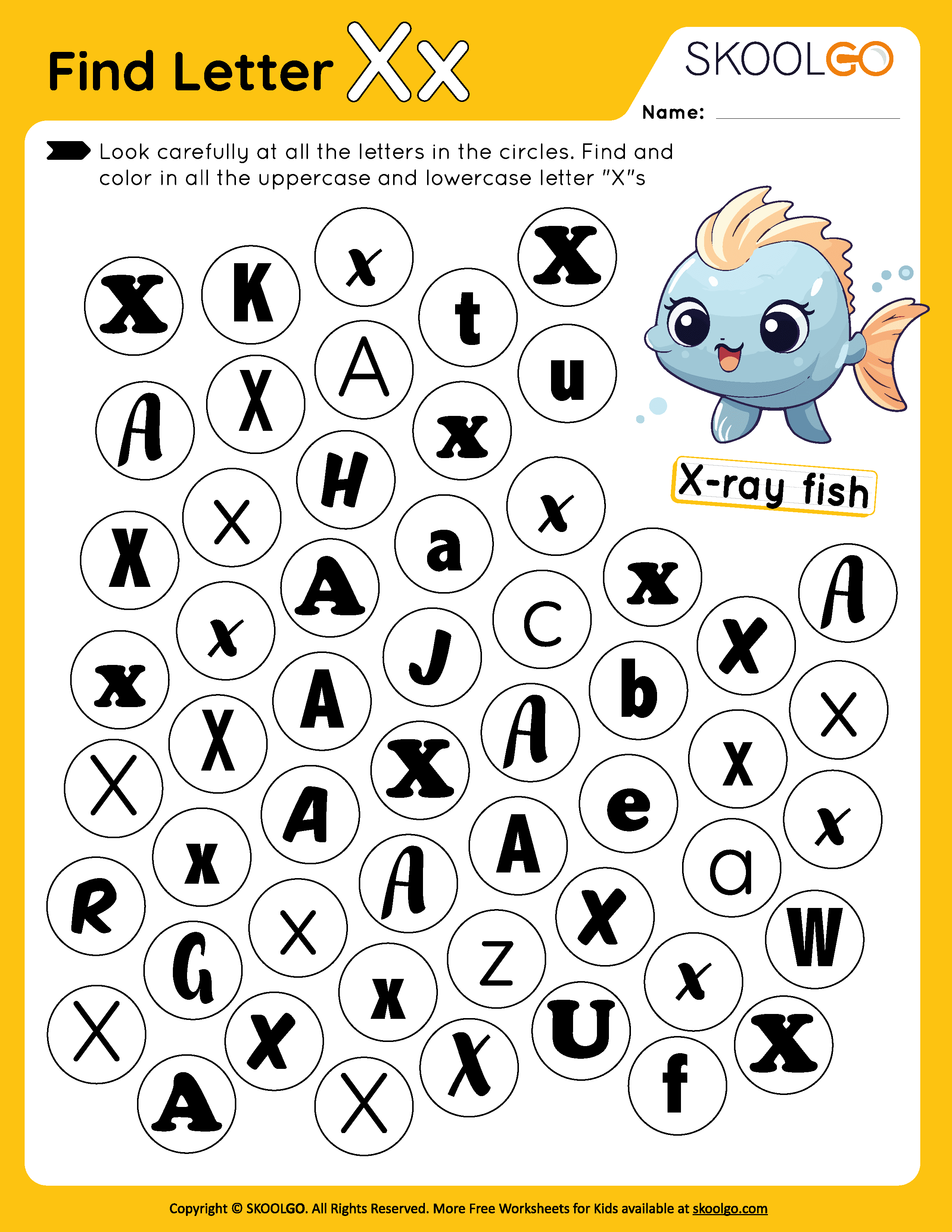 Letter X Worksheets Letter X Activities For Preschool And Kindergarten 