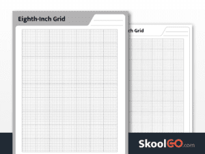 Featured image showcasing a preview of the Eighth-Inch Grid worksheet, including detailed grid layout.