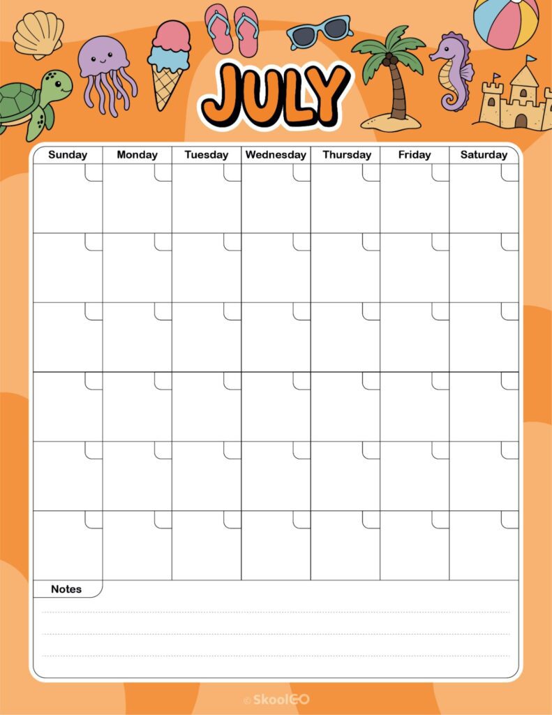 Weekly Journal Planner Layout Printable weekly journal planning page for July