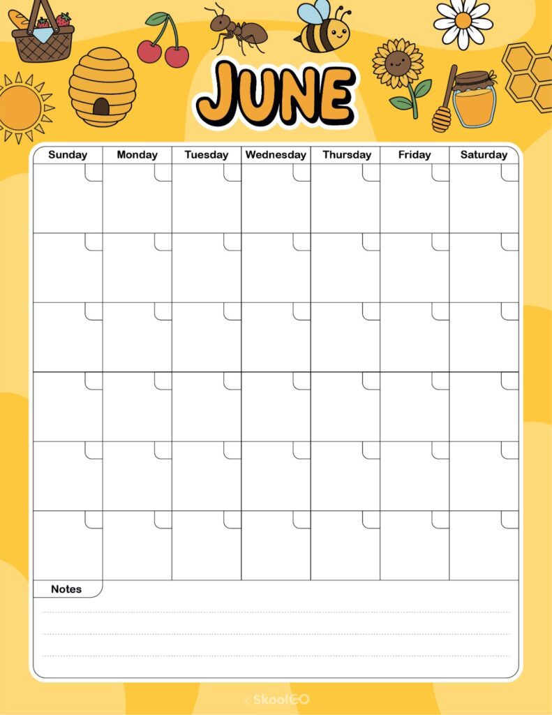 Weekly Journal Planner Layout Printable weekly journal planning page for June