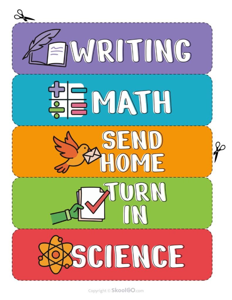 Teacher Toolbox Labels – Writing, Math and Science Printable teacher toolbox labels for writing, math, send home, turn in, and science drawers.
